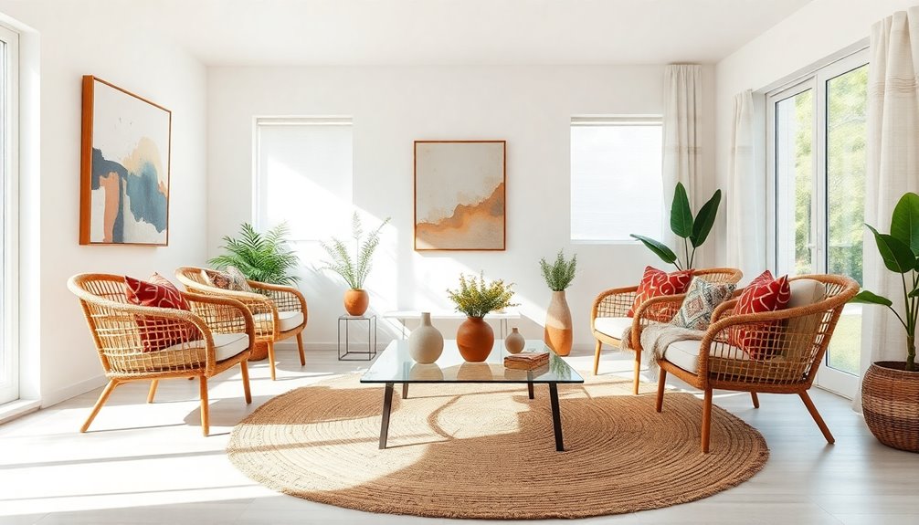 modern boho eclectic harmony