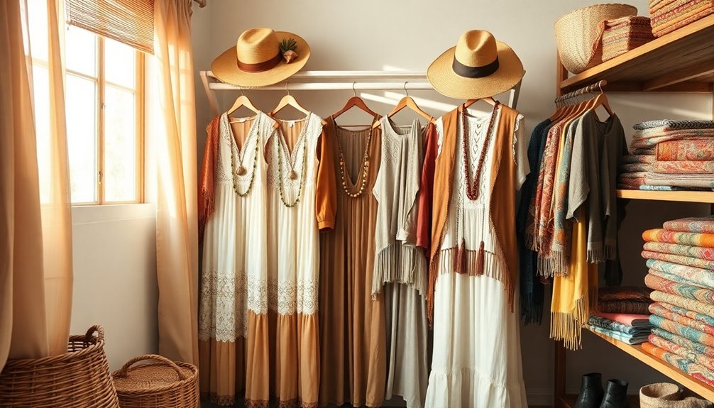 relaxed boho layered accessories