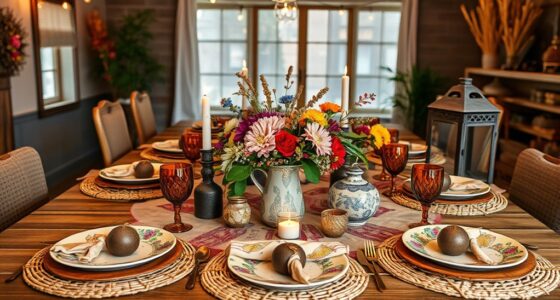 rustic boho thanksgiving decor
