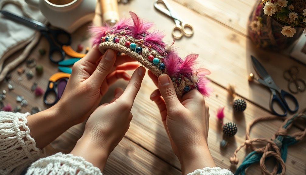 stretchy customizable boho headbands