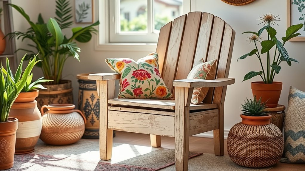 transforming furniture into boho chic