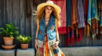 transforming vintage garments stylishly