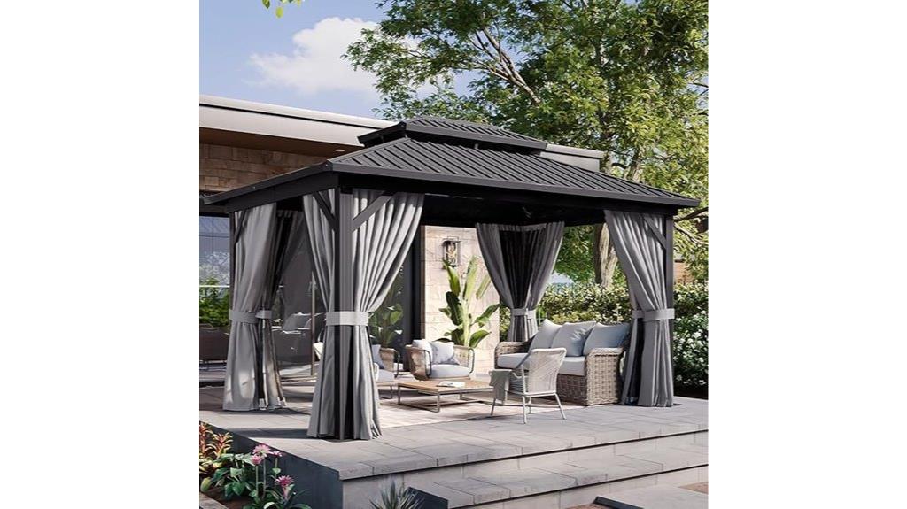 10x12 steel gazebo