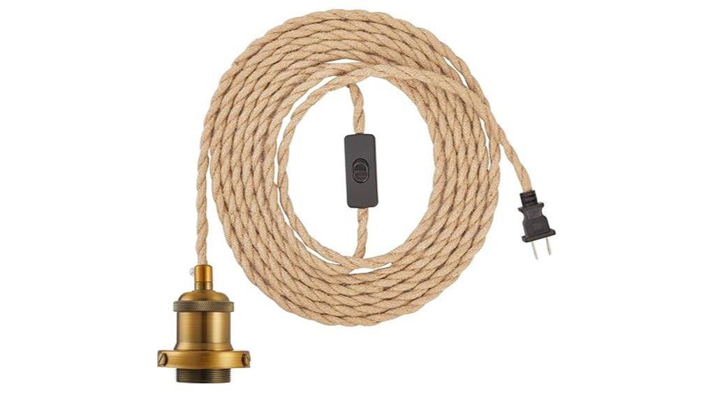 15 4ft pendant light cord