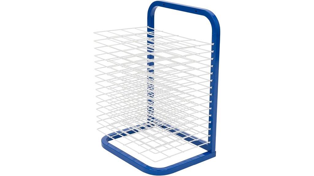 15 shelf art drying rack