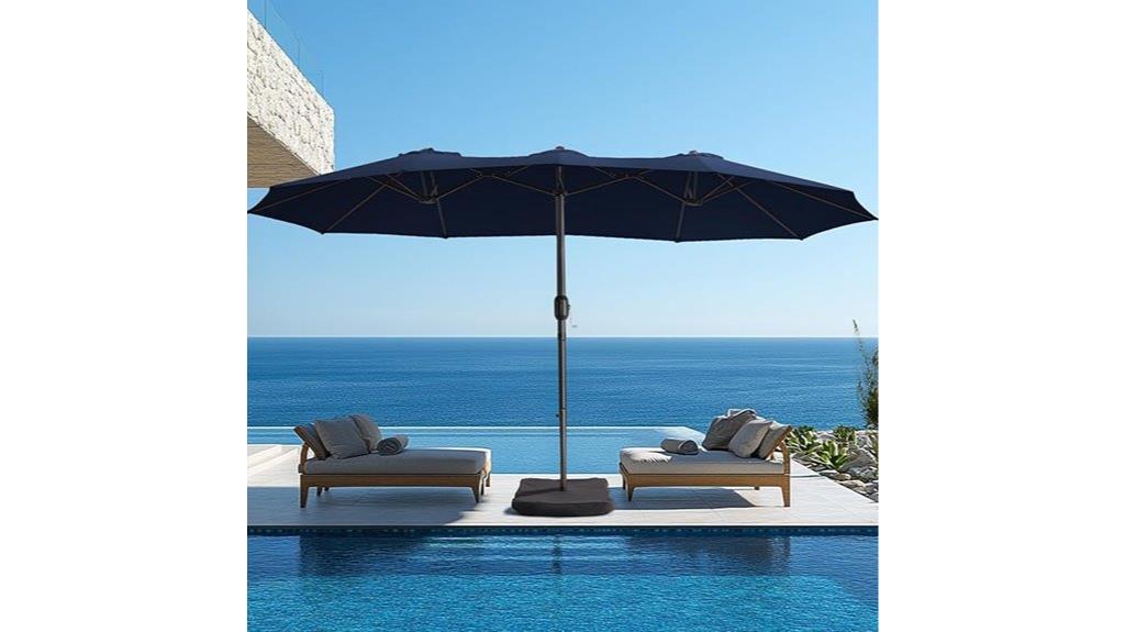 15ft patio umbrella set