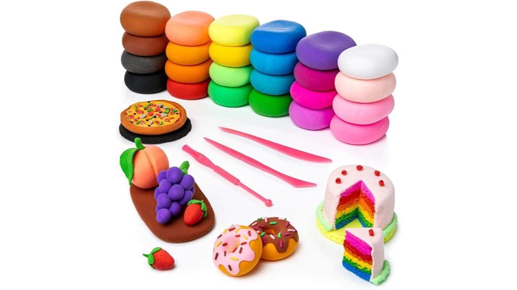 24 color clay set