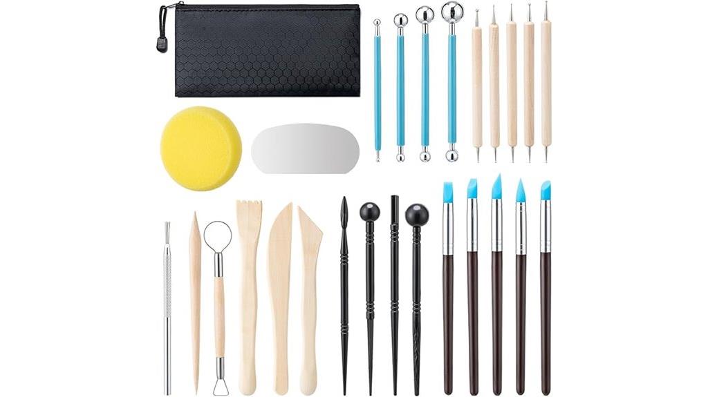 27 piece pottery tools kit