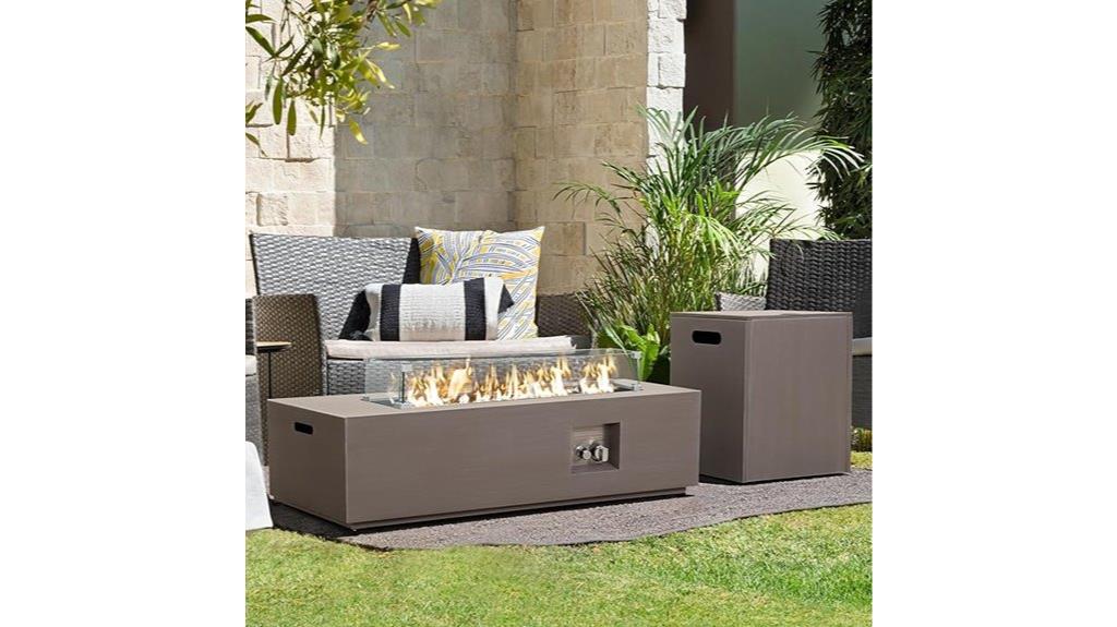 42 inch propane fire pit