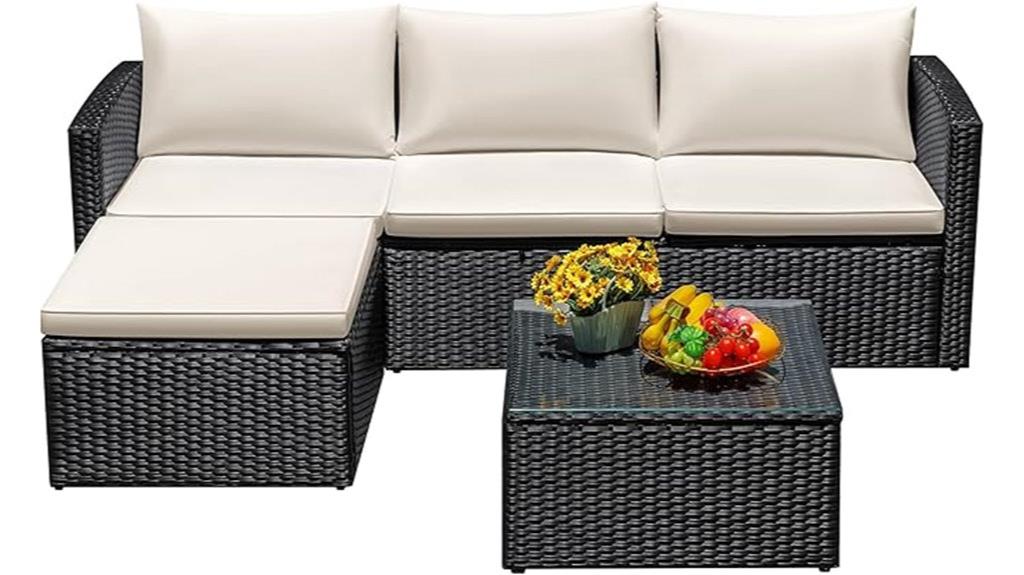 4 piece patio furniture set