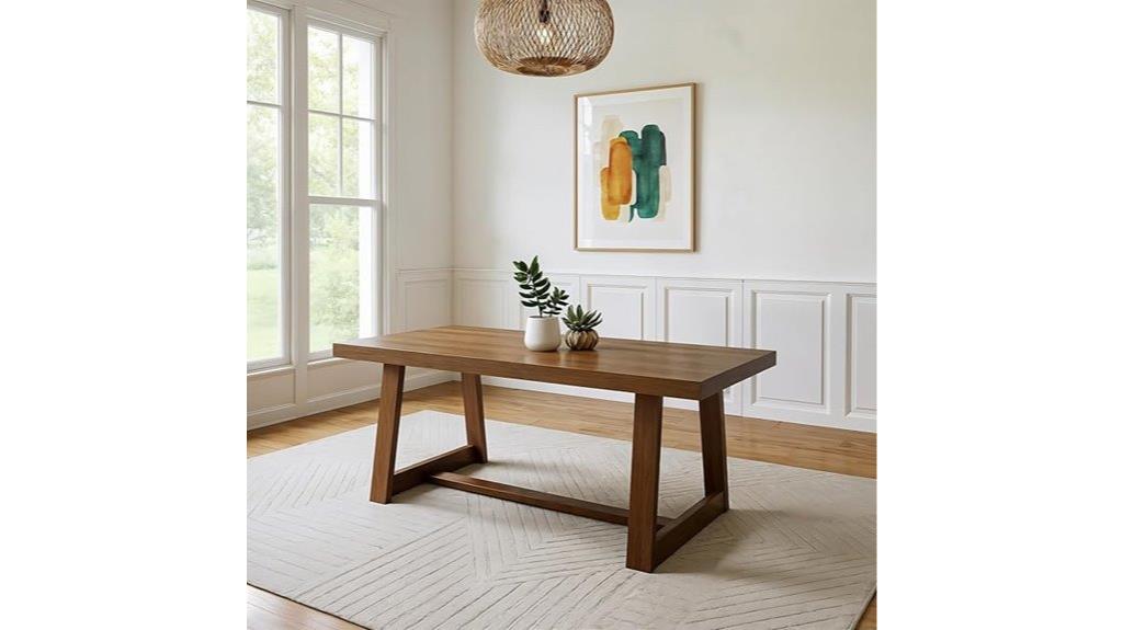 72 inch farmhouse table