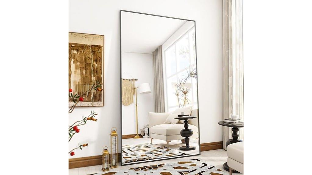 78x35 aluminum mirror