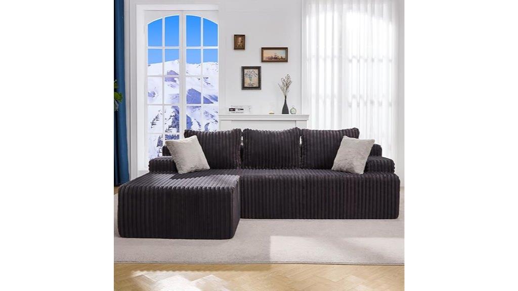 96 inch modular sectional