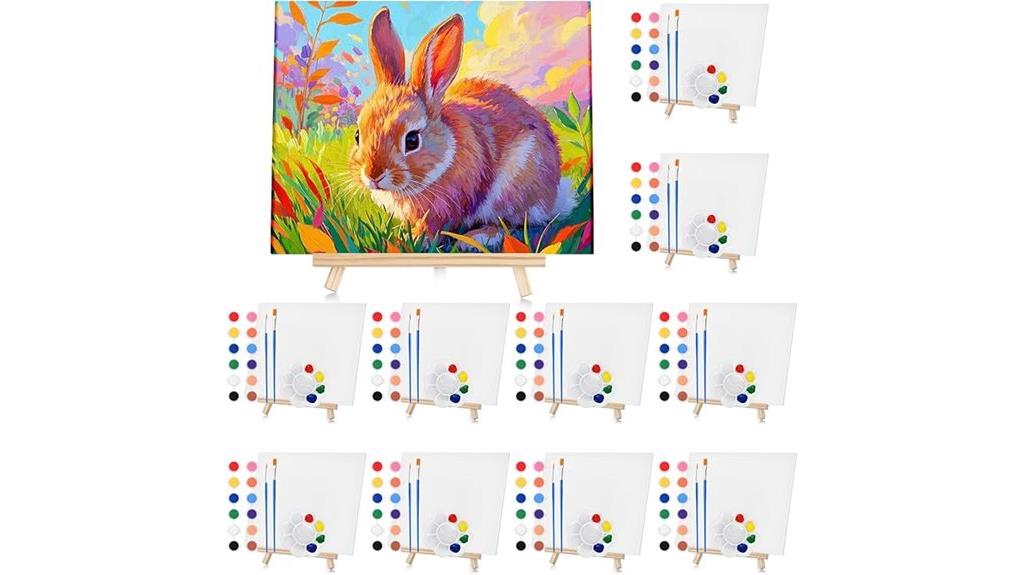 acrylic paint canvas kit