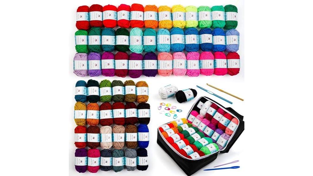 acrylic yarn skein kit