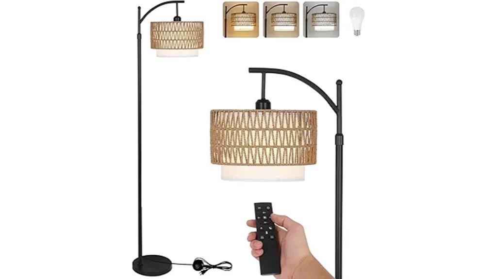 adjustable arc floor lamp