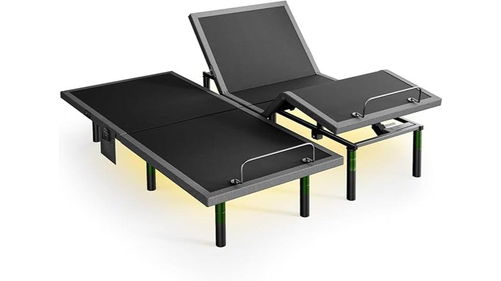 adjustable bed with usb