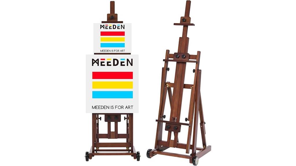 adjustable beech wood easel