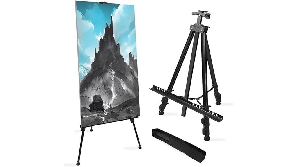adjustable metal canvas stand