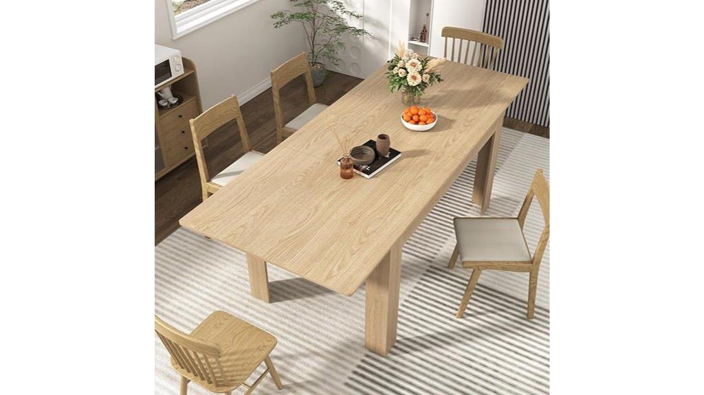adjustable seating capacity table