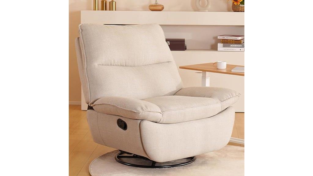 adjustable swivel recliner chair