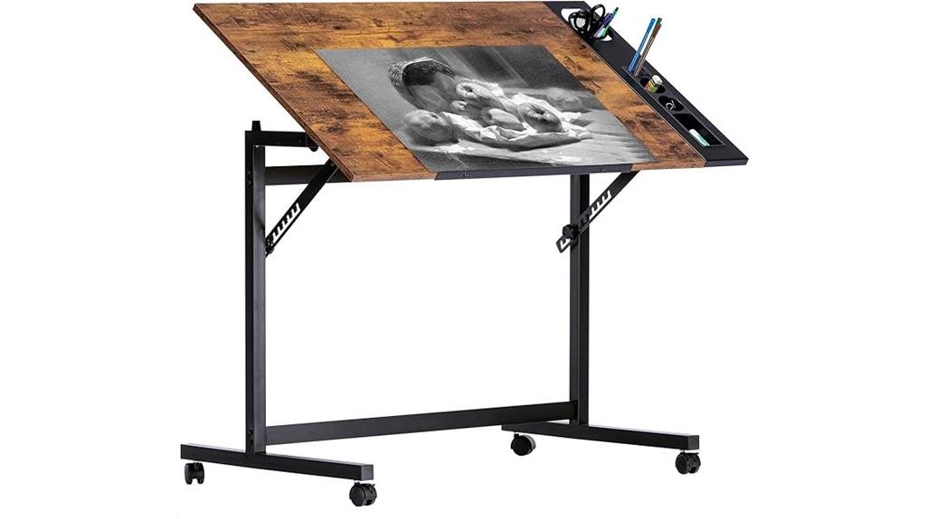 adjustable tilting drafting table