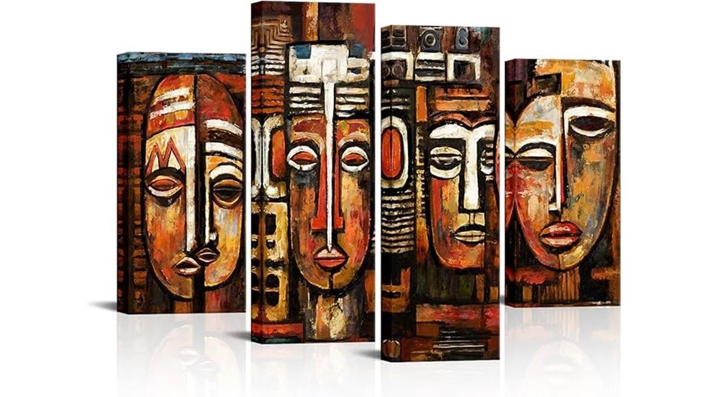 african american mask canvas art