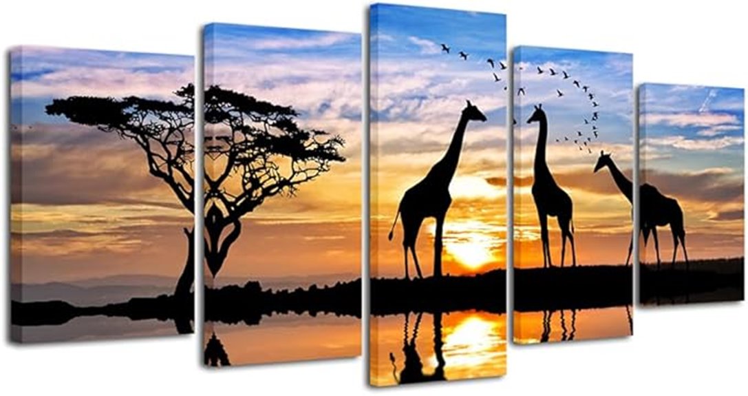 african landscape canvas art