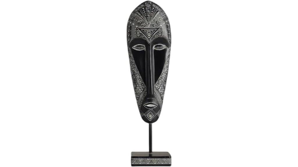 african mask wall art