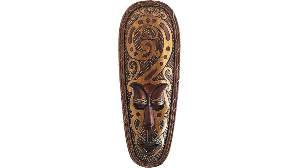 african wood carved wall hanging