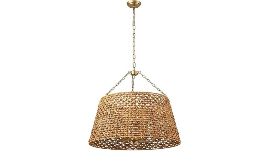 aiwen rattan chandelier