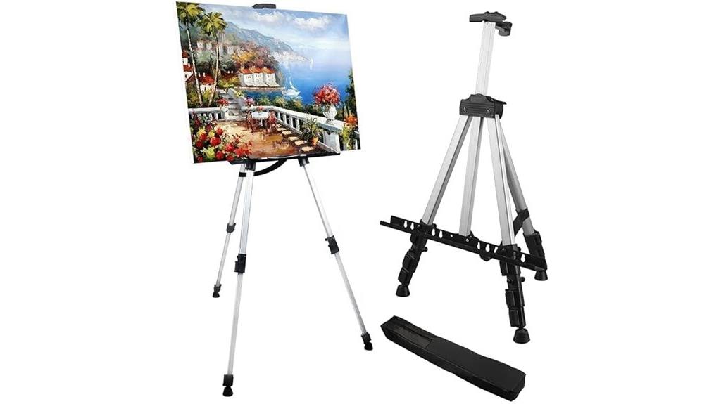 aluminum art easel