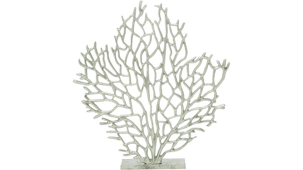aluminum coral decorative sculpture