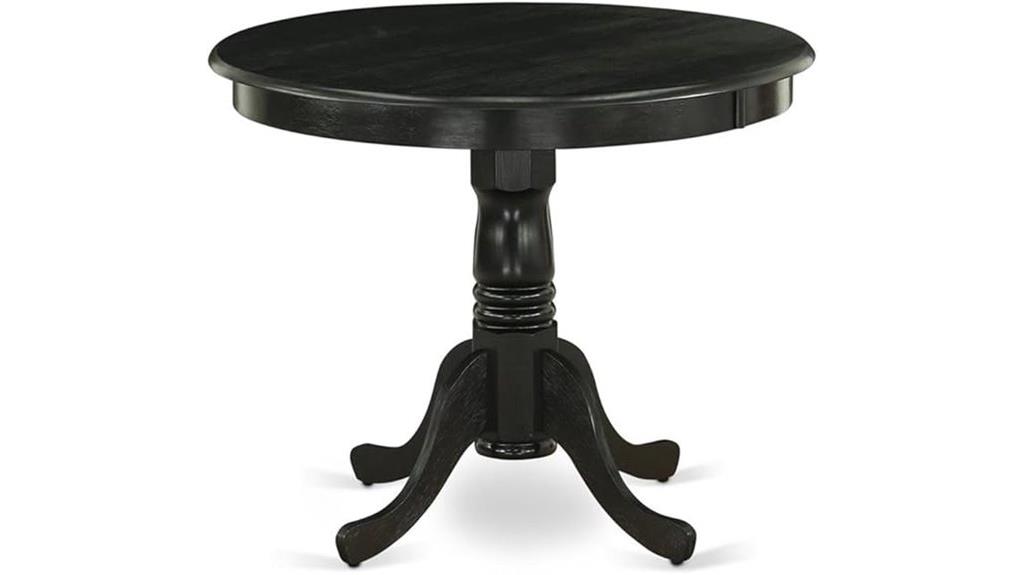 antique round dining table
