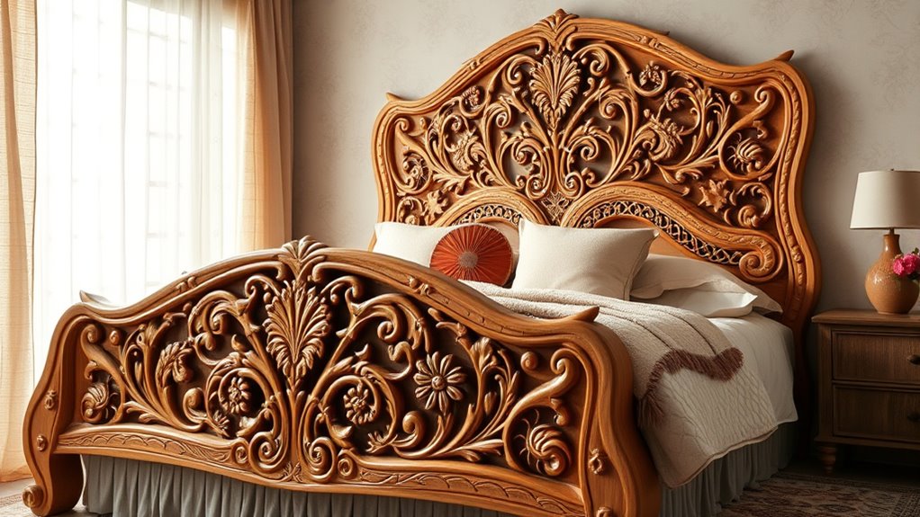artistic boho bed frames