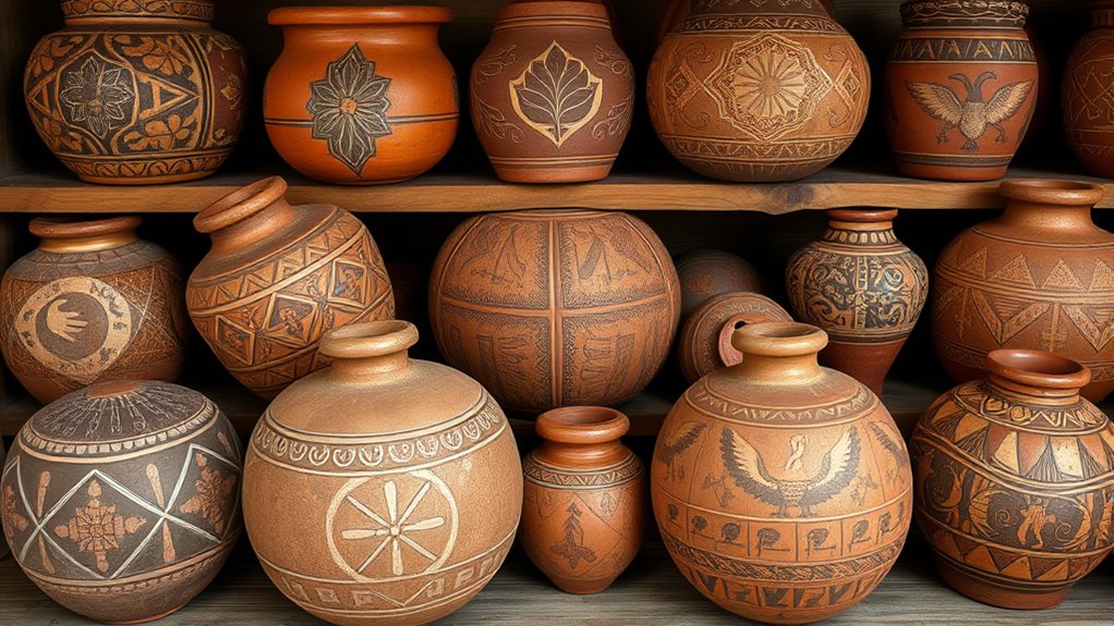 authentic tribal pottery replicas