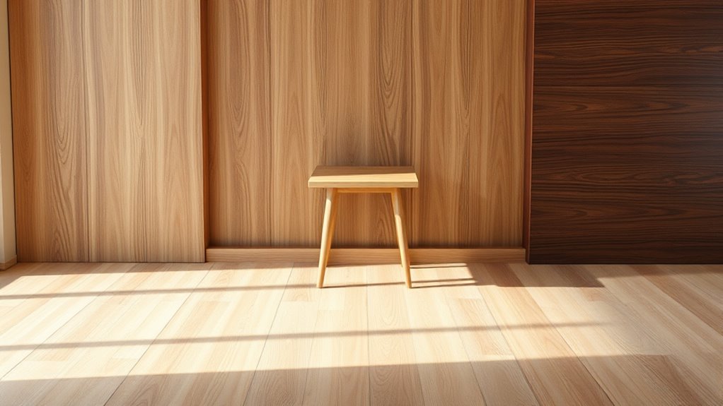 avoid mismatched wood combinations