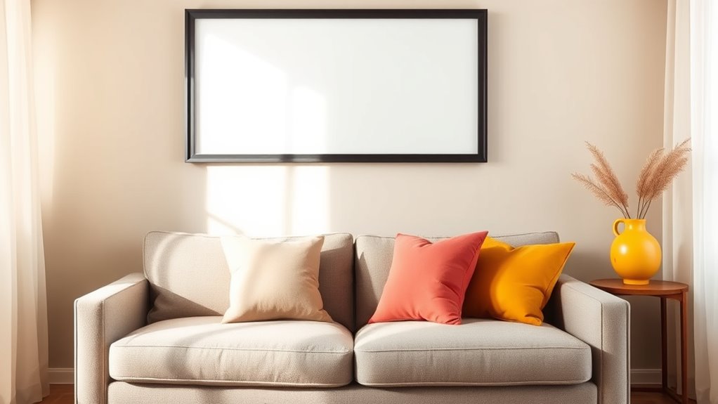 balance muted and vibrant accents