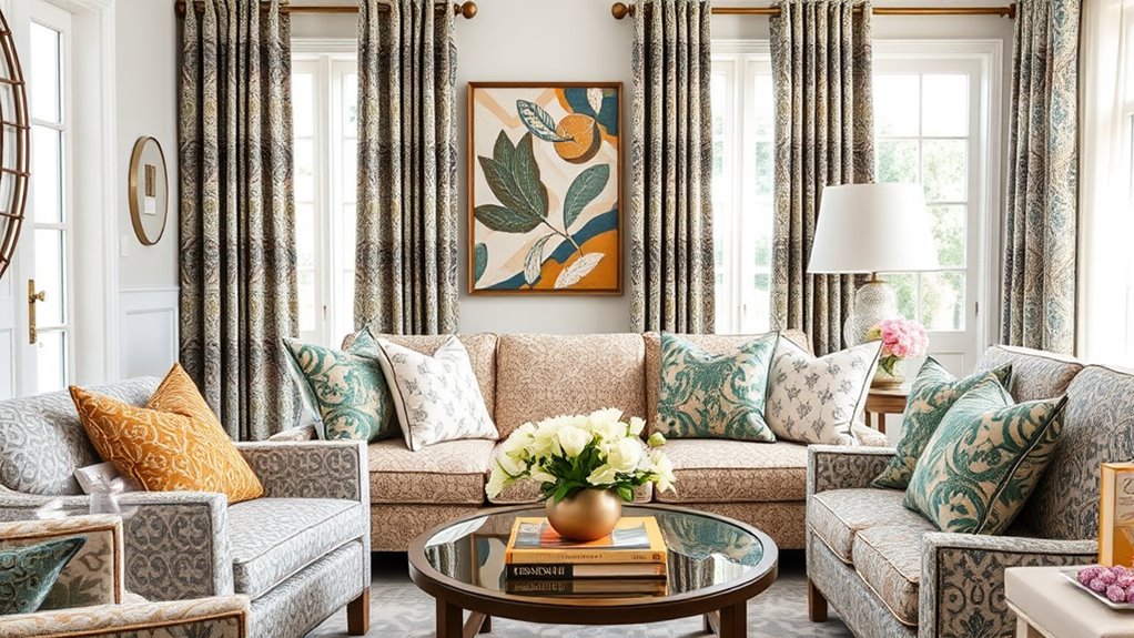 balance patterned fabric usage