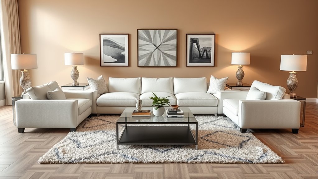 balance through symmetry and asymmetry