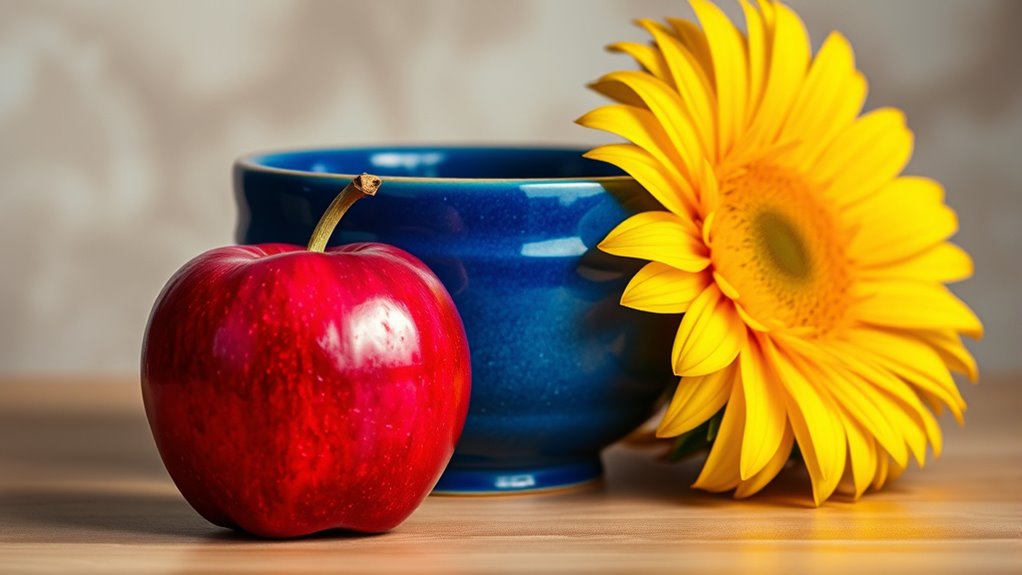 balanced vibrant color harmony