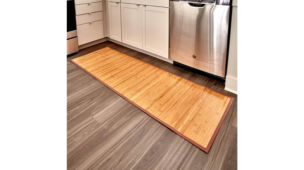 bamboo water resistant floor mat