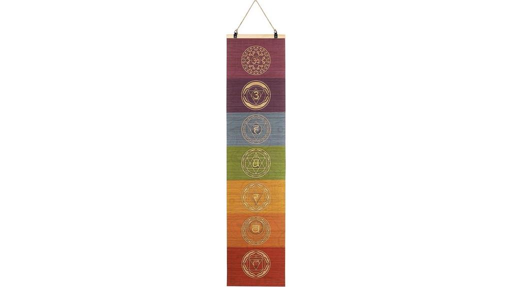 bamboo yoga wall art