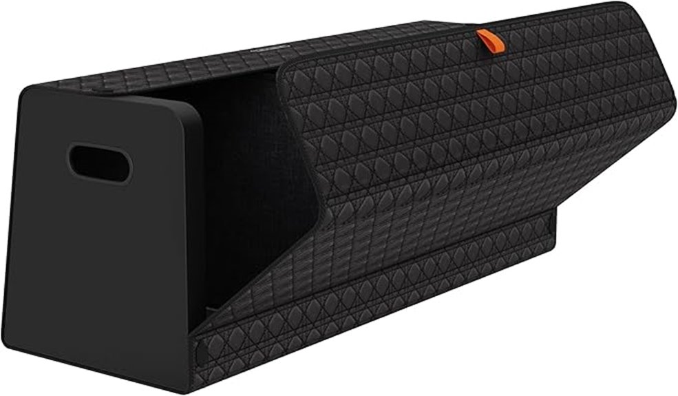 black xxl car trunk organizer
