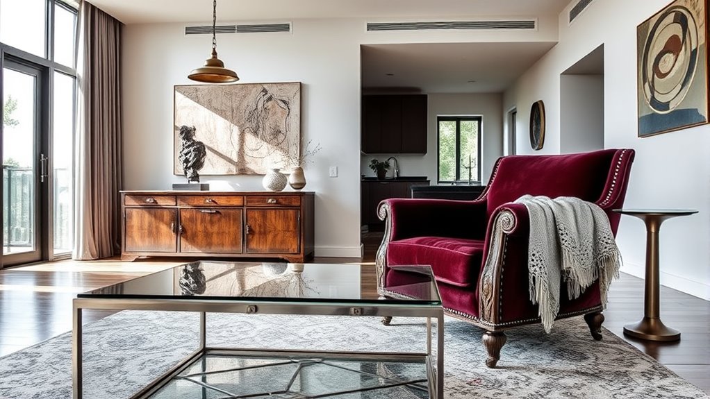 blending vintage with modern