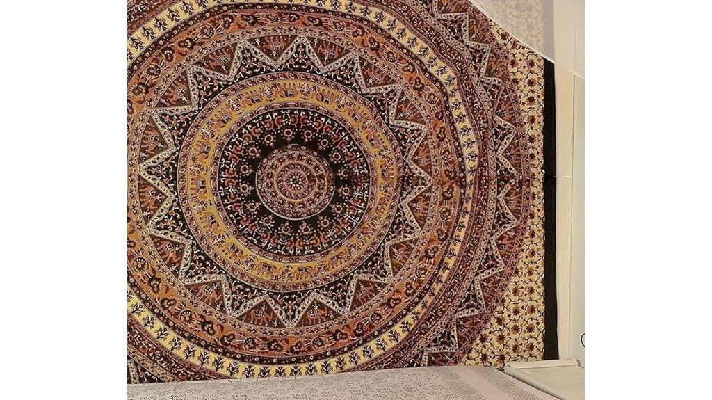 bohemian mandala wall tapestry
