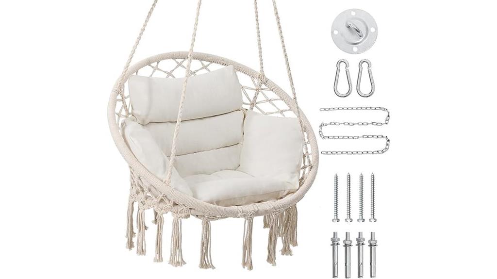 bohemian style hammock chair