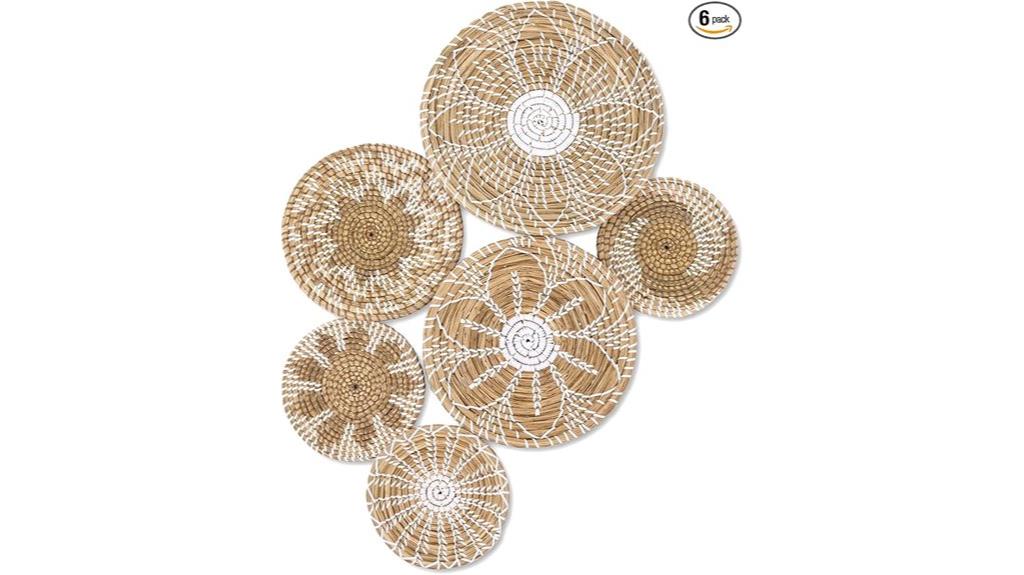 boho basket wall decor