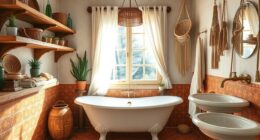 boho bathroom decor elements
