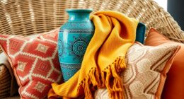 boho color accent palette